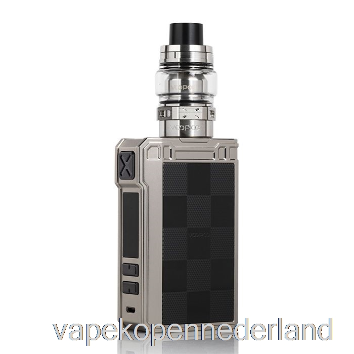 Elektronische Sigaret Vape Voopoo Alpha Zip 180w & Maat Tank Starterkit Dambord